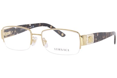 versace glasses half rim|discontinued Versace eyeglass frames.